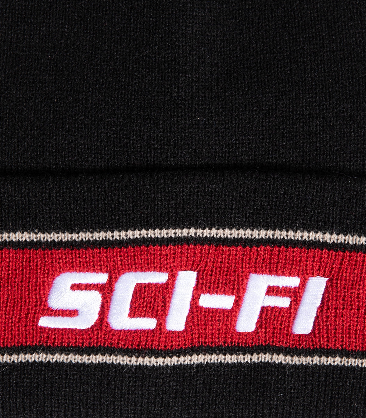 Sci-Fi Fantasy Stripe Fold Logo Beanie