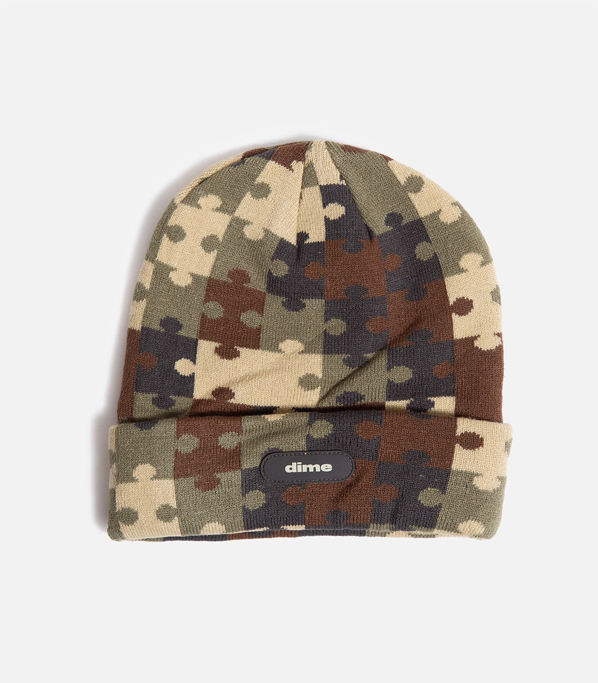 Dime Puzzle Fold Beanie