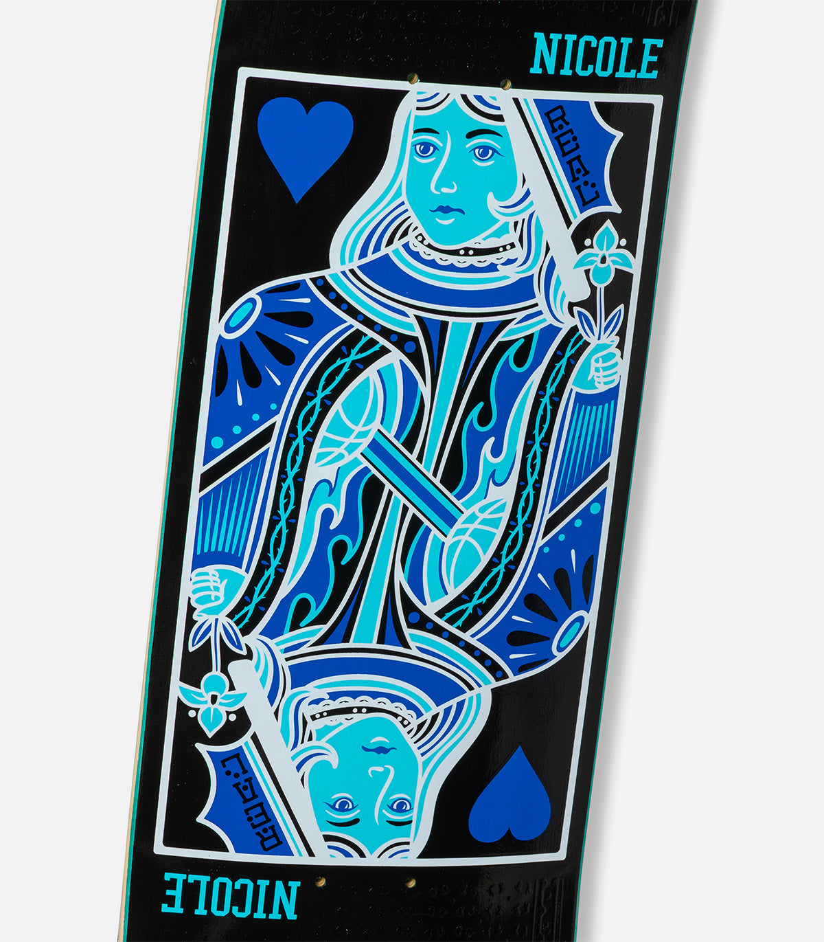 Real Nicole Hause Queen Of Hearts Twin Nose Deck