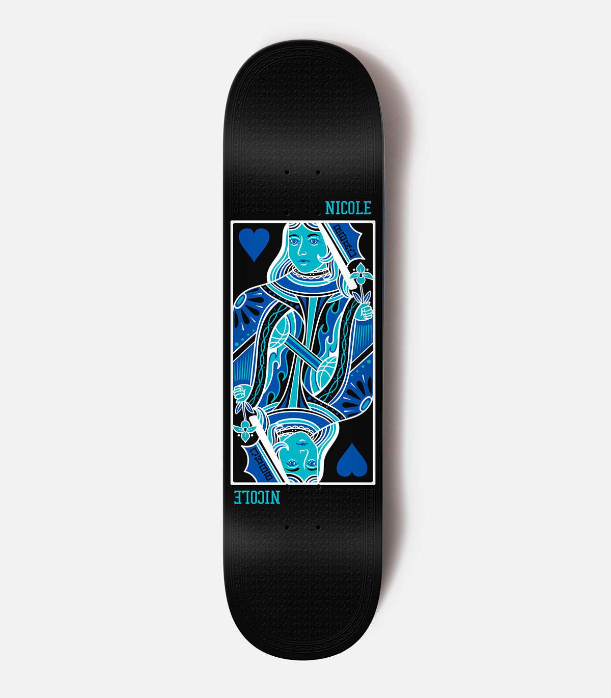 Real Nicole Hause Queen Of Hearts Twin Nose Deck