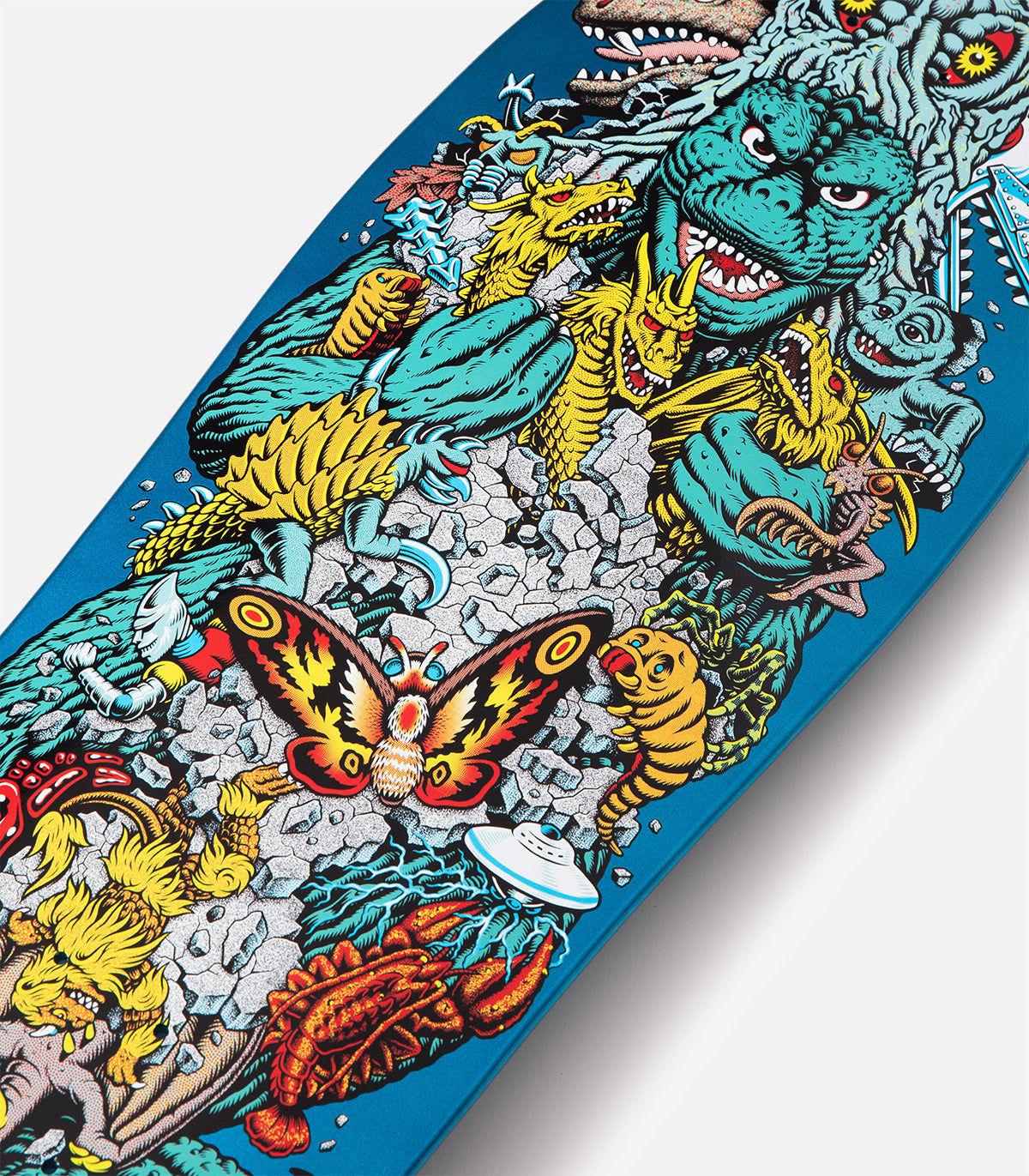 Santa Cruz X Godzilla Kaiju Roskopp Deck