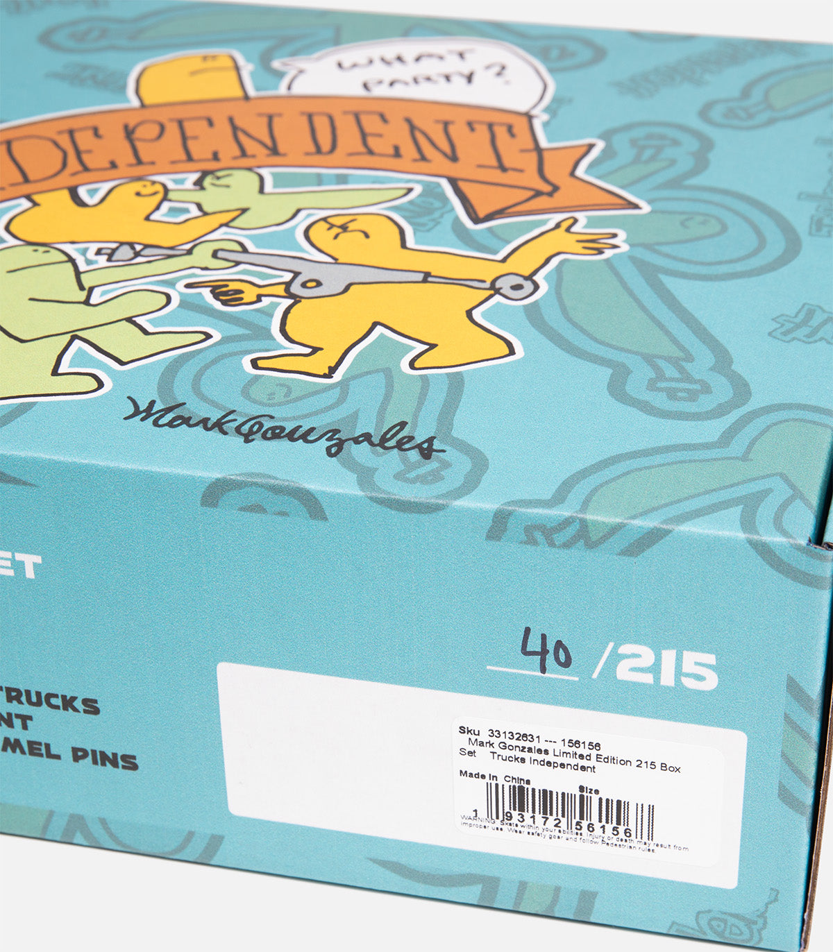 Independent Mark Gonzales Limited Edition 215 Box Set
