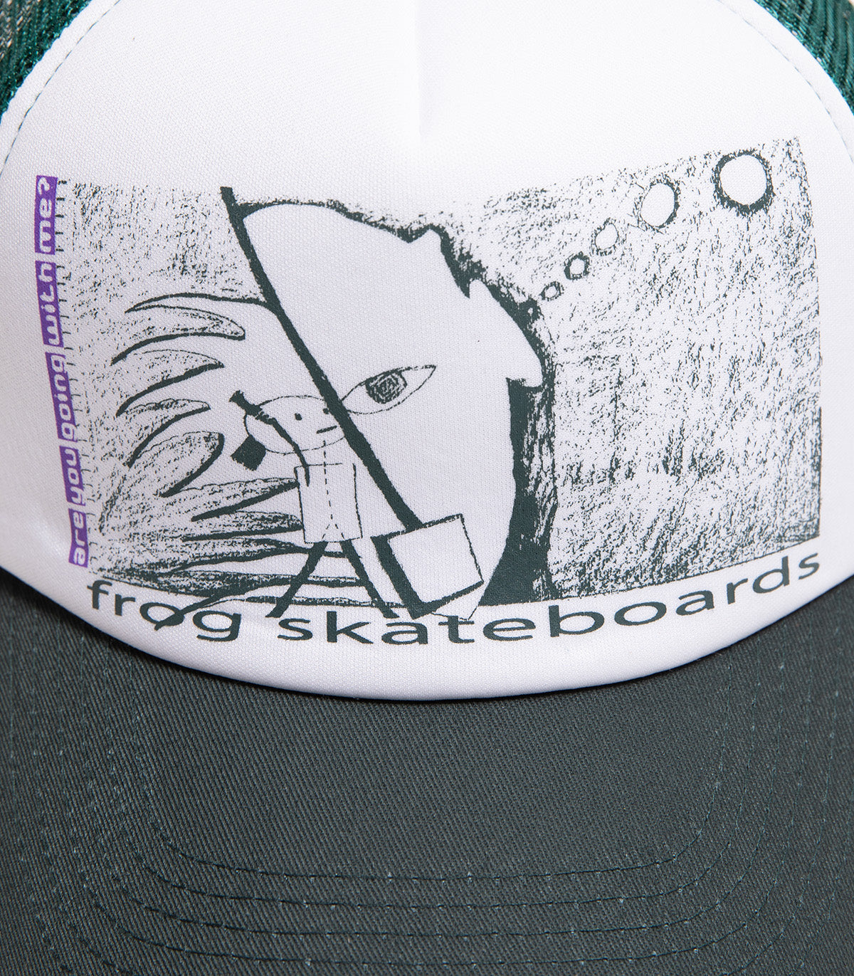 Frog R U Going With Me? Trucker Hat