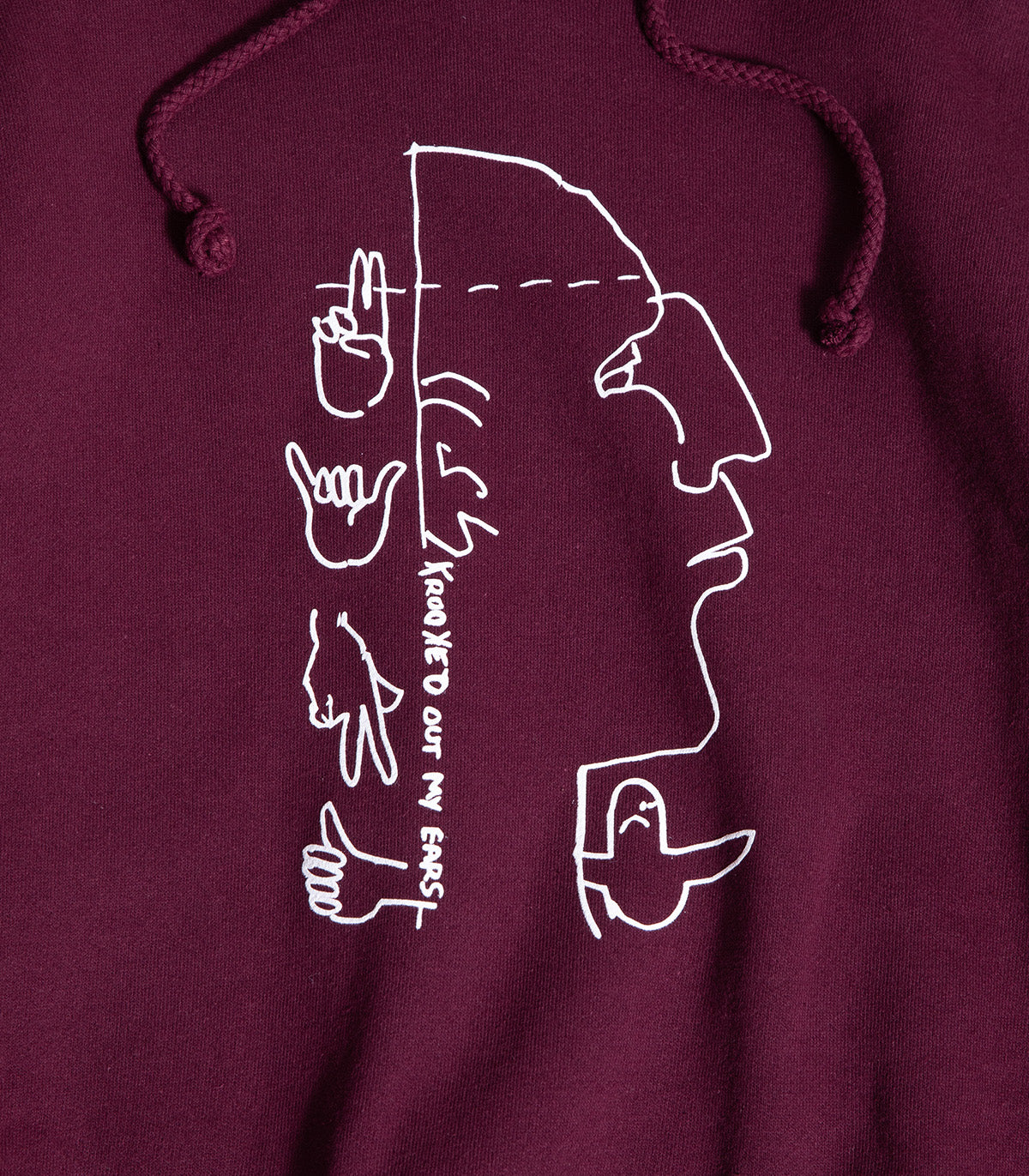 Krooked Out My Ears Hooded Sweatshirt