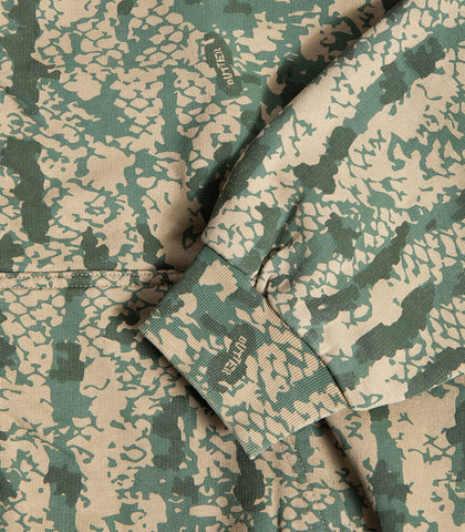 Butter Goods Lowland Camo Zip Up Hooded Sweatshirt