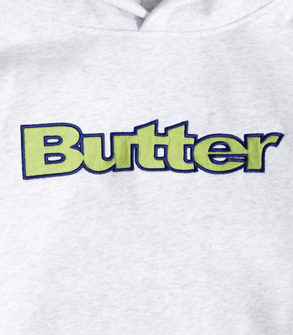 Butter Goods Ripstop Logo Applique Hooded Sweatshirt