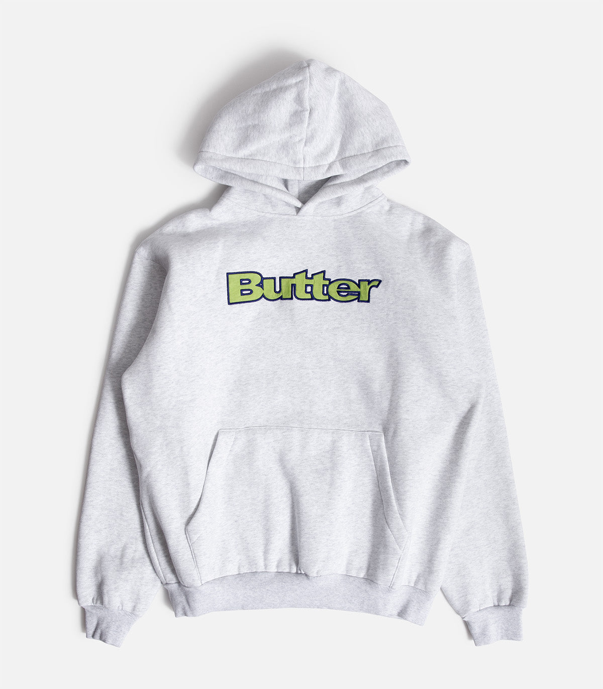 Butter Goods Ripstop Logo Applique Hooded Sweatshirt