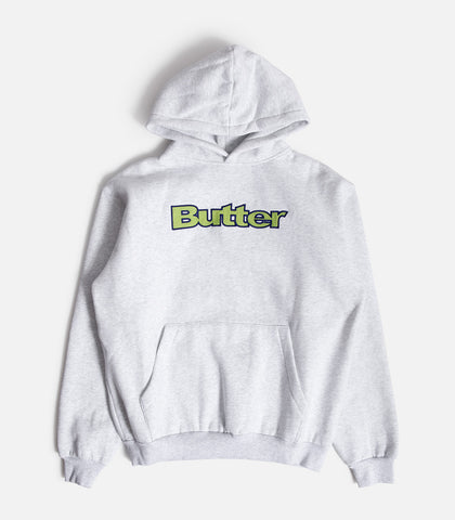 Butter Goods Ripstop Logo Applique Hooded Sweatshirt