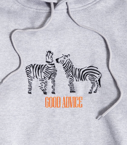 Good Advice Zebra Hooded Sweatshirt