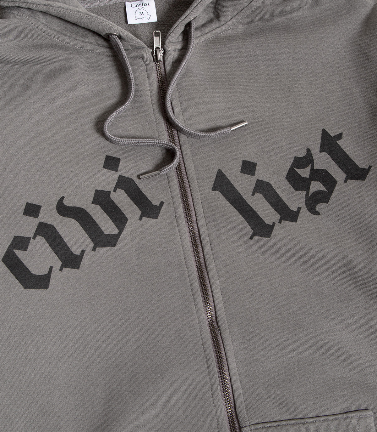 Civilist Degree Zip Up Hooded Sweatshirt