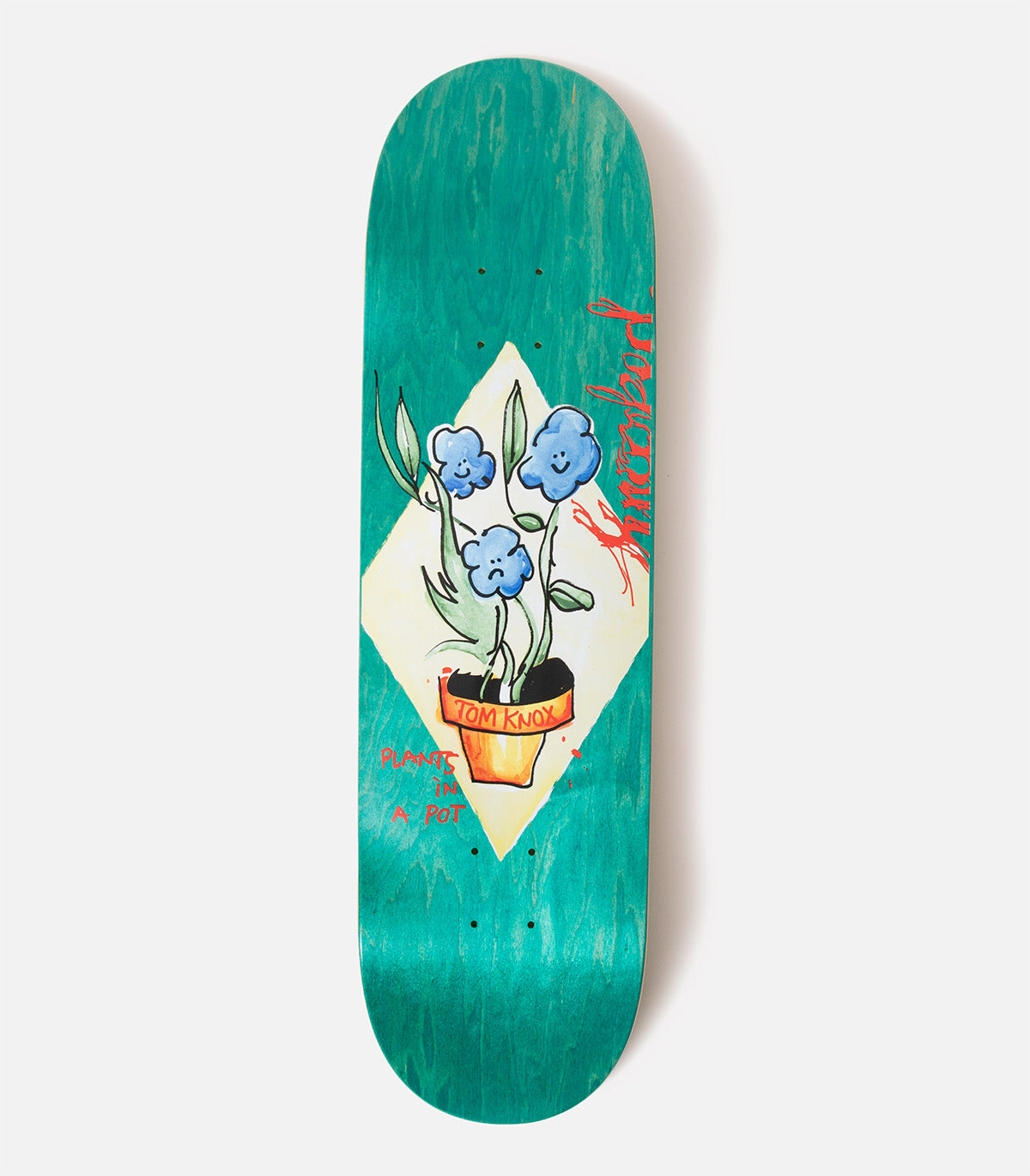 Krooked Tom Knox Blue Flowers Deck