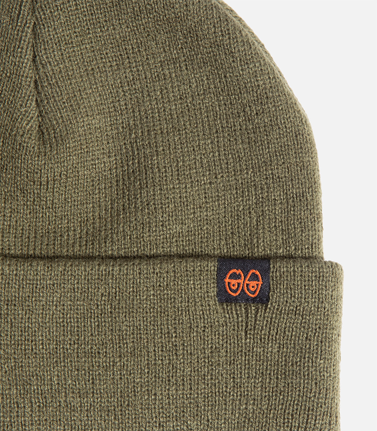 Krooked Eyes Clip Cuff Beanie
