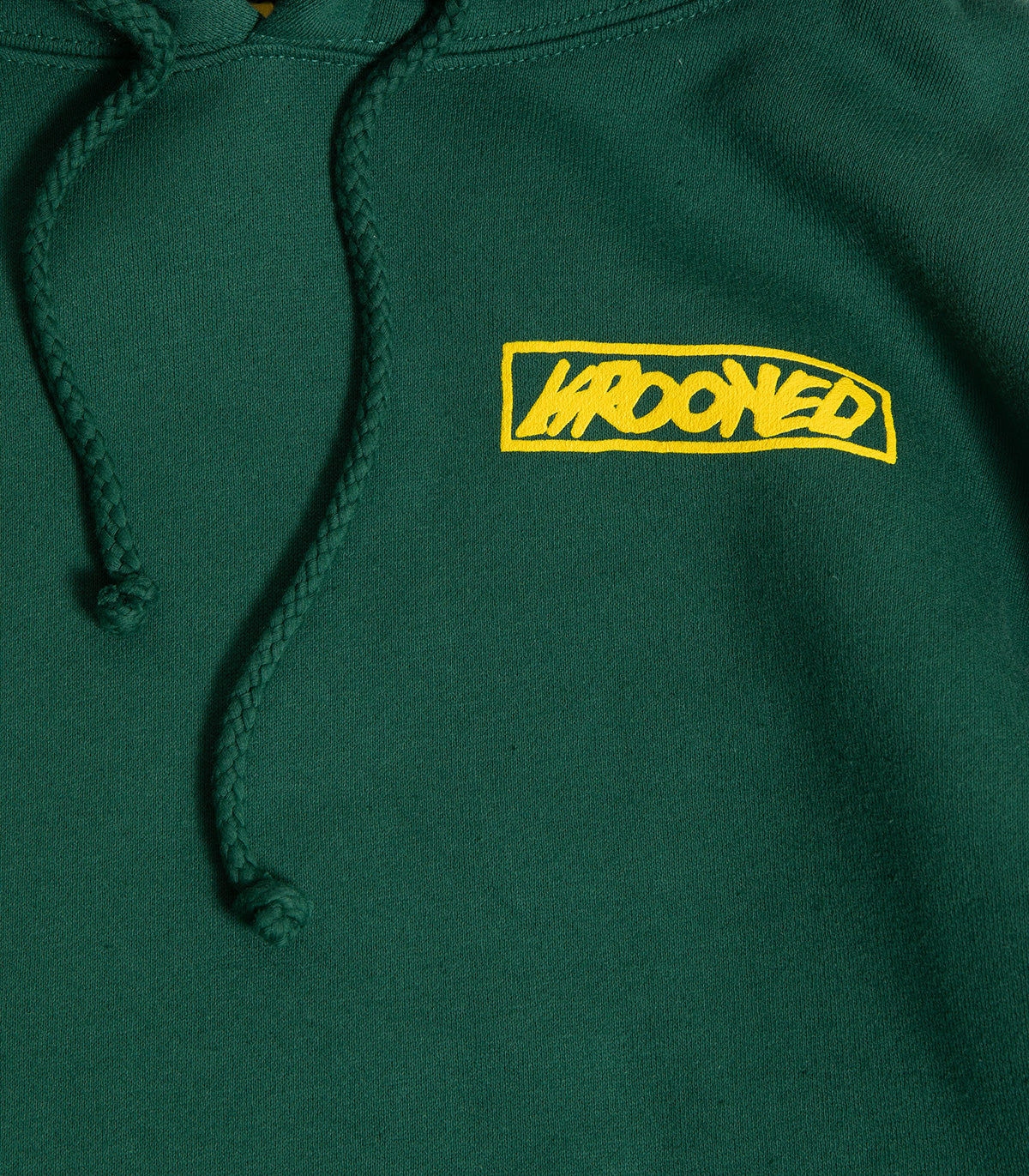 Krooked Moonsmile Raw Hooded Sweatshirt