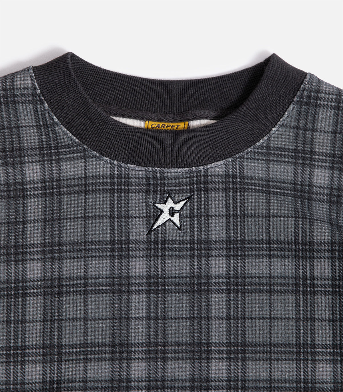 Carpet Plaid Thermal Long Sleeve T-Shirt