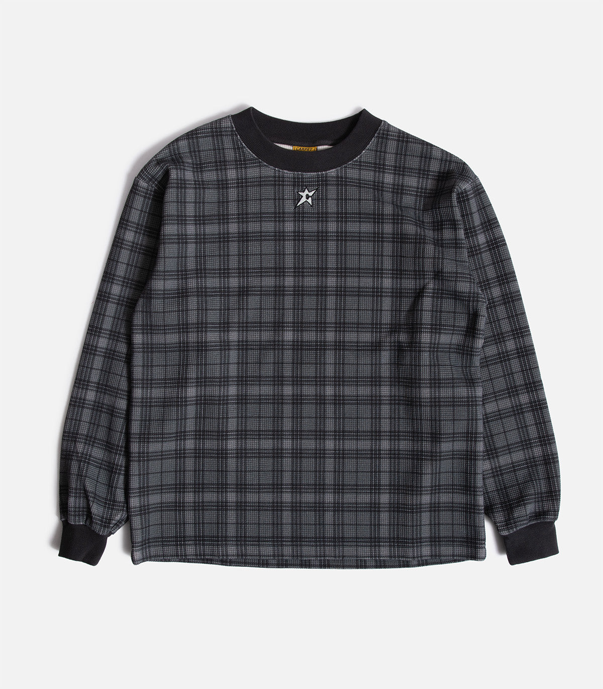 Carpet Plaid Thermal Long Sleeve T-Shirt