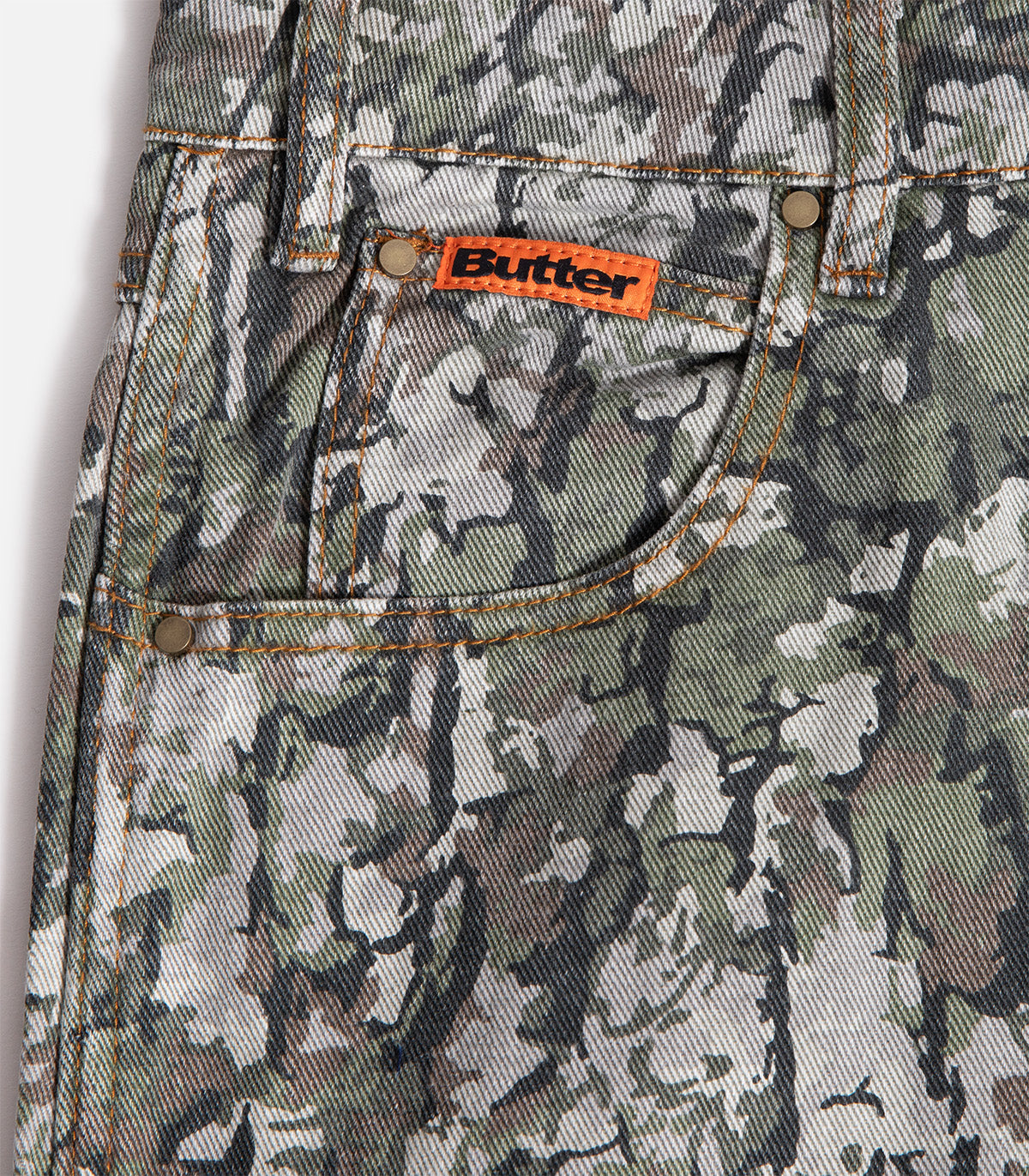 Butter Goods Bark Camo Denim Jeans