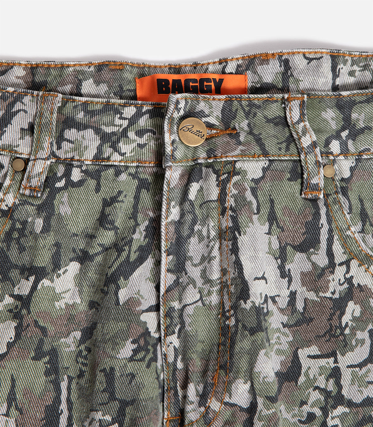 Butter Goods Bark Camo Denim Jeans