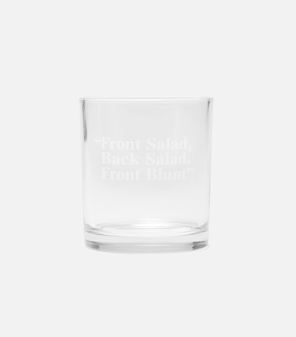 Jenkem Front Salad Rocks Glass