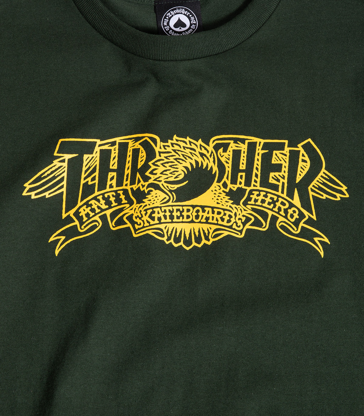 Thrasher X Antihero Mag Banner T-Shirt