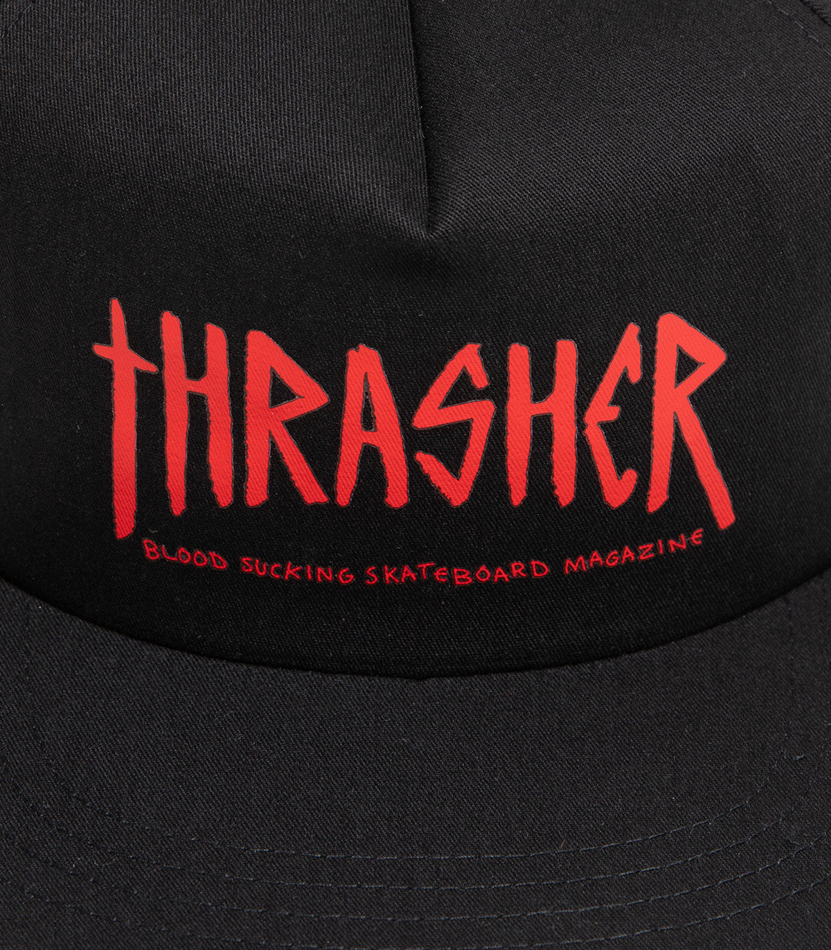 Thrasher X Toy Machine Scratch Snapback Hat