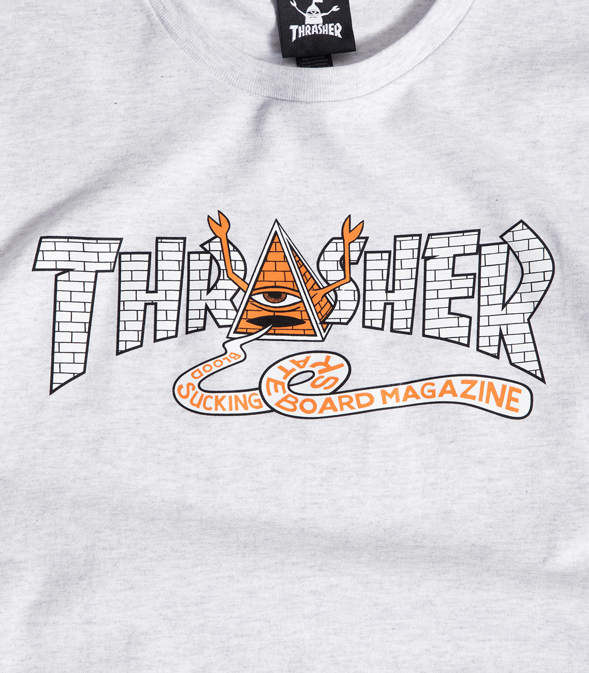 Thrasher X Toy Machine Pyramid T-Shirt