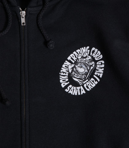 Santa Cruz X Pokémon TCG Hand Zip Hooded Sweatshirt