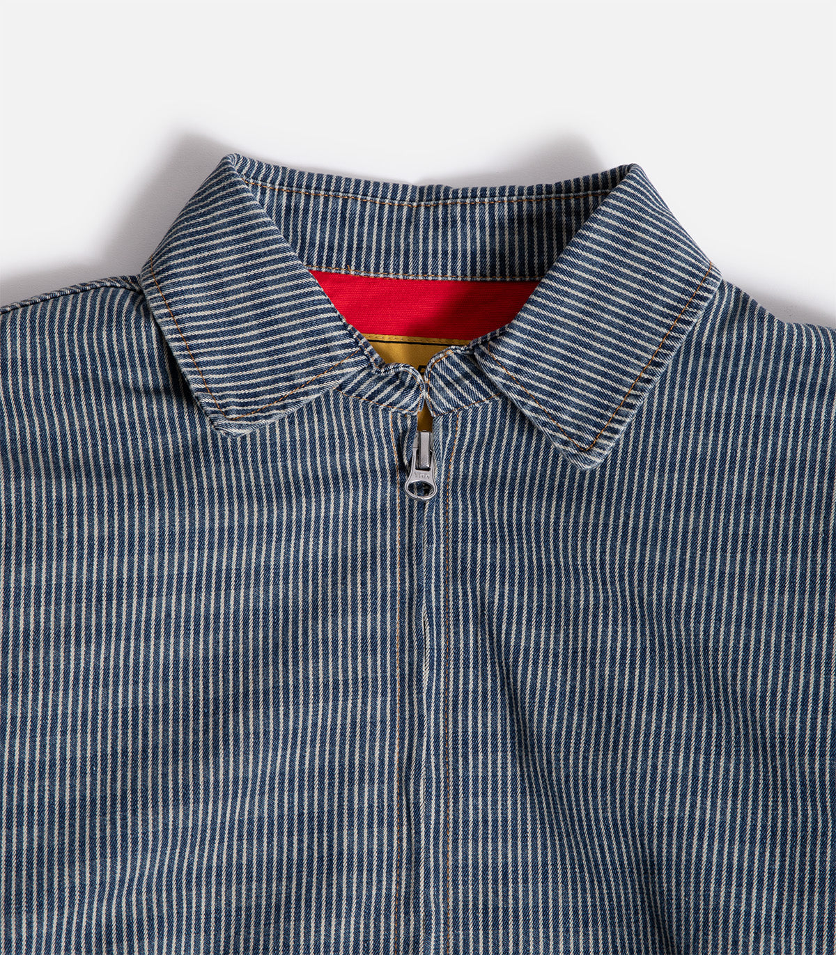 Carpet Pinstripe Denim Work Jacket