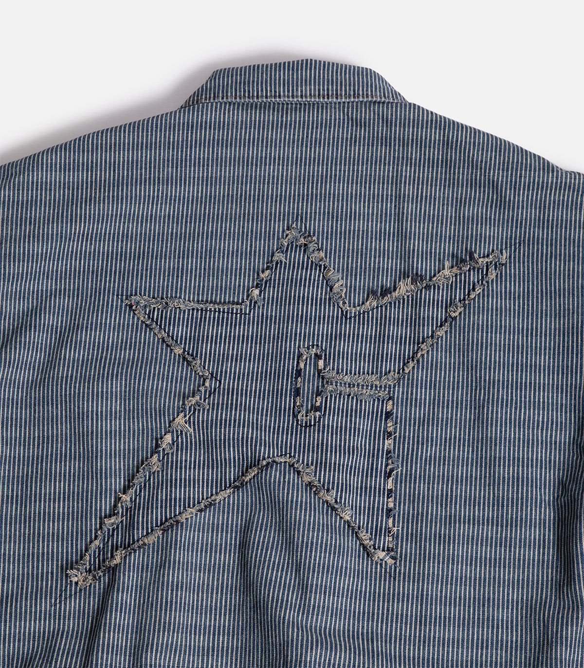 Carpet Pinstripe Denim Work Jacket