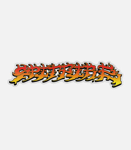 Spitfire Savie II Script Sticker