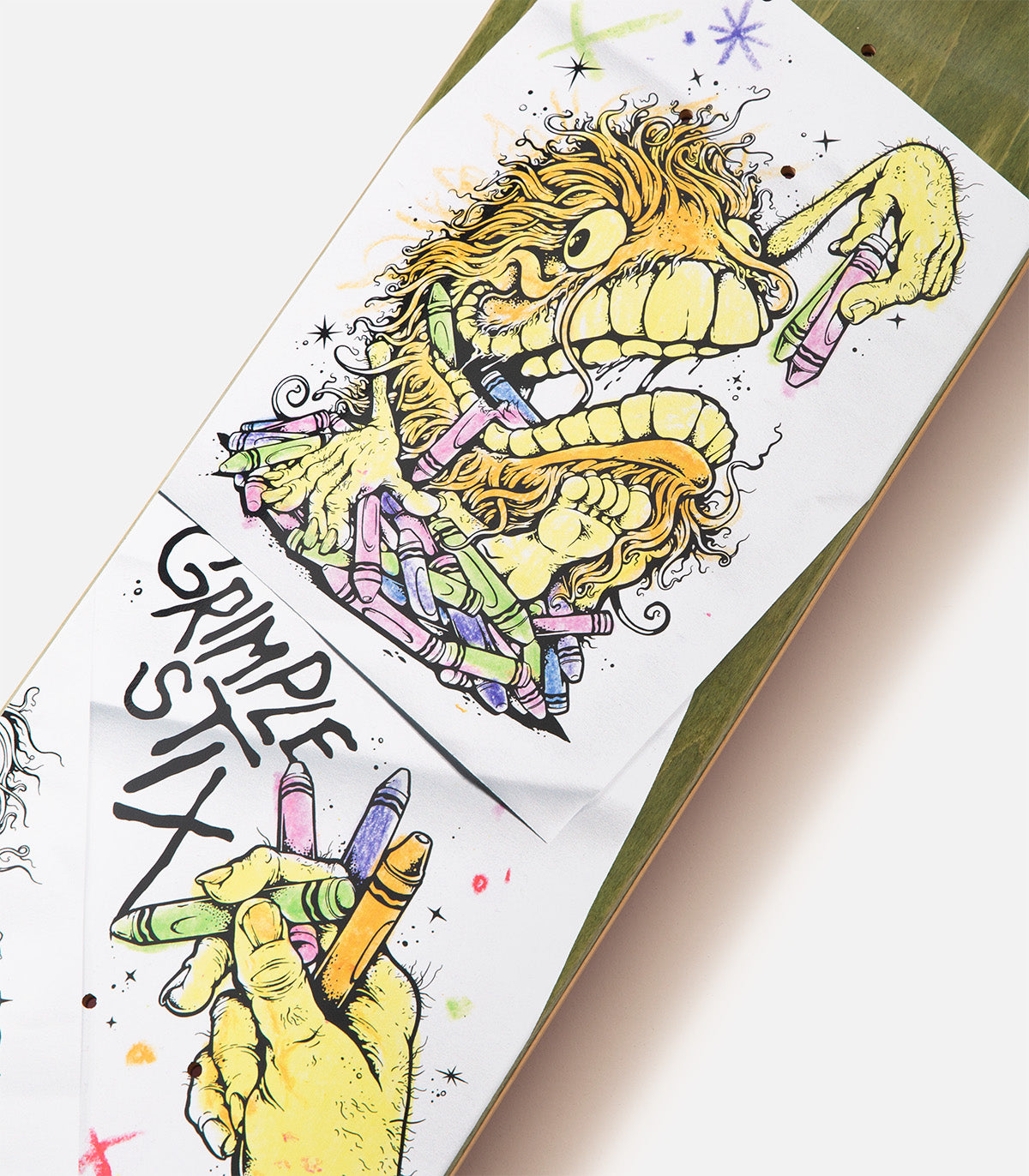 Antihero Grimple Stix Peter Hewitt Coloring Book Deck